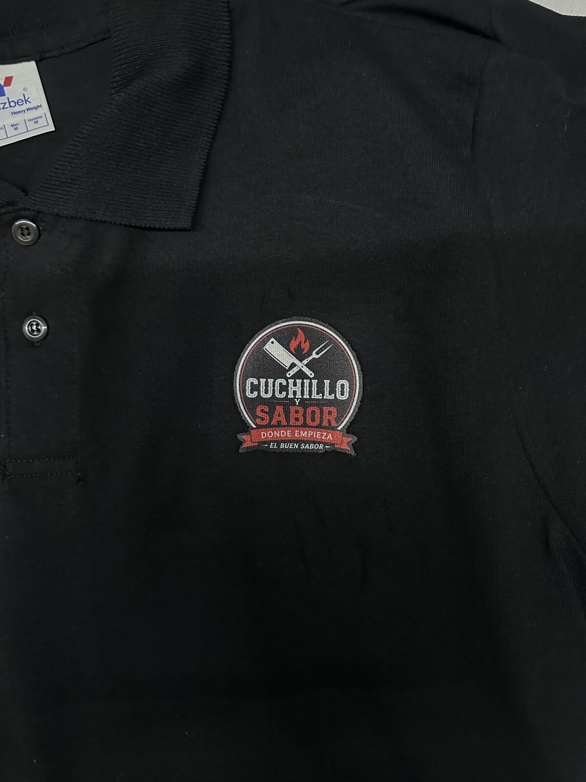 Playera Cuchillo y Sabor